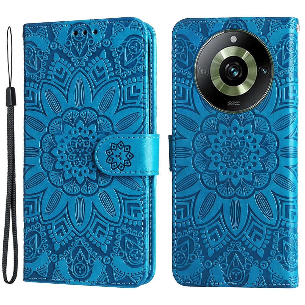 Sunflower knížkové pouzdro na Realme 11 Pro 5G/11 Pro+ 5G - modré