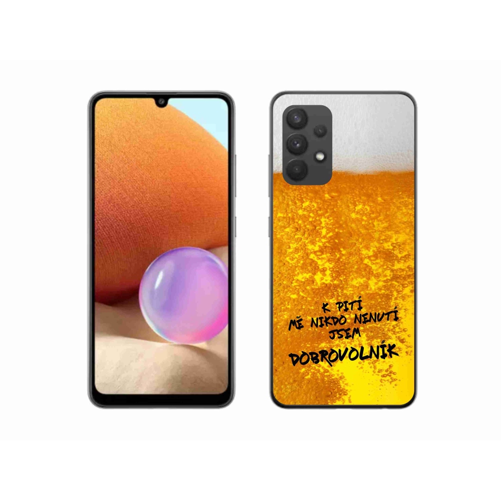 Gelový kryt mmCase na Samsung Galaxy A32 4G - pivní motiv 4