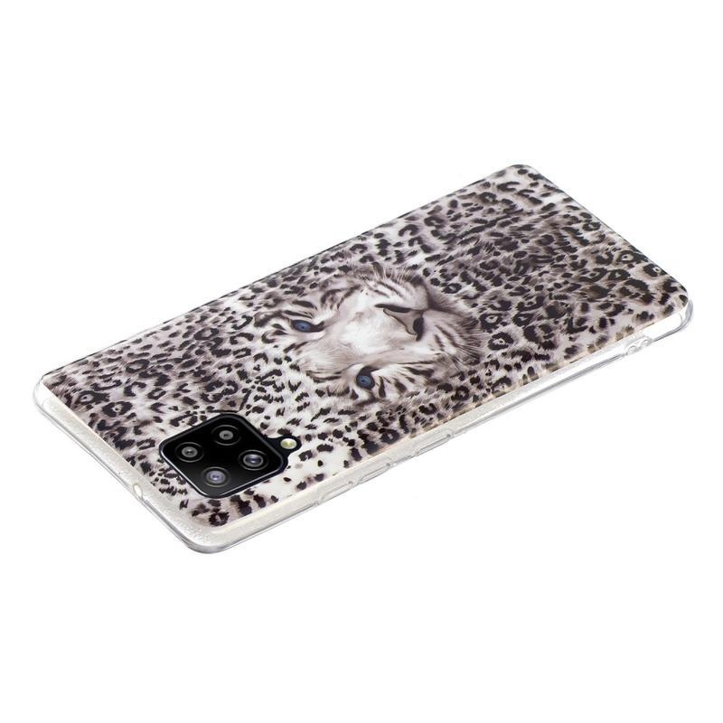 Noctilucent gelový obal pro mobil Samsung Galaxy A42 5G - leopard