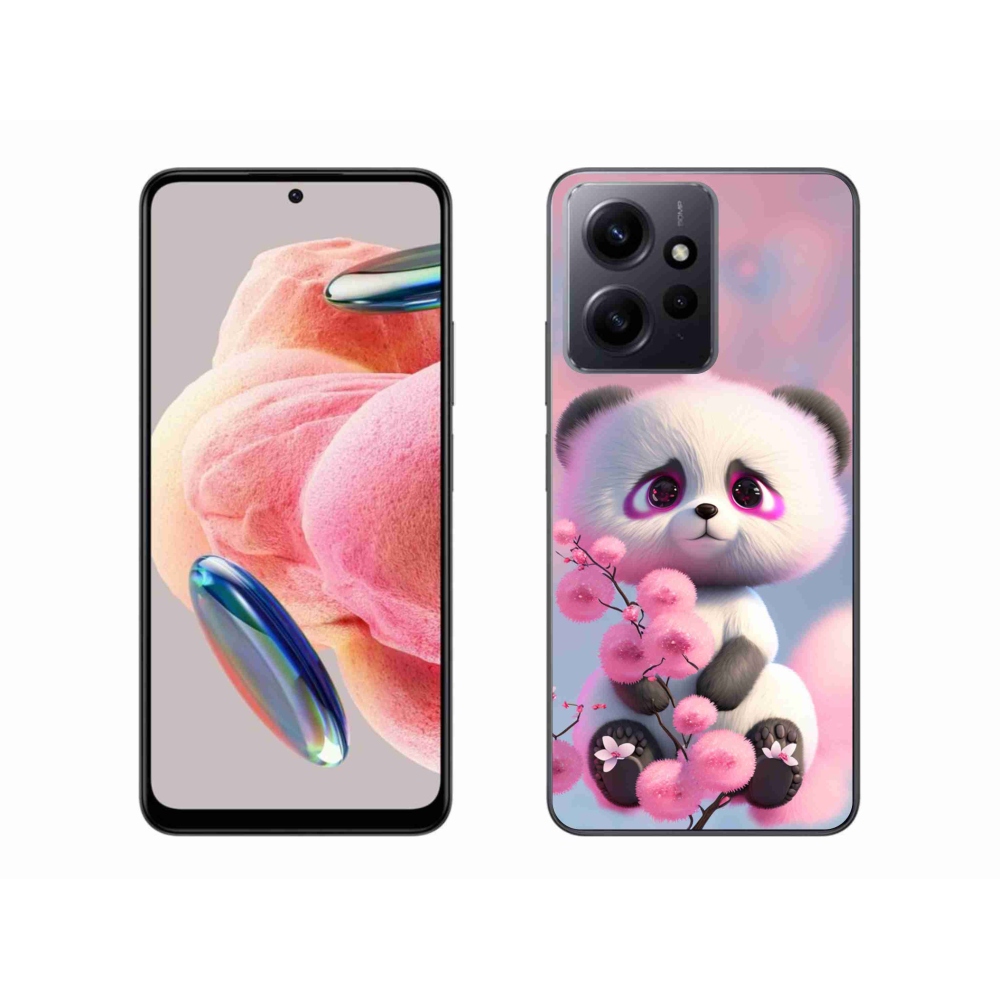 Gelový kryt mmCase na Xiaomi Redmi Note 12 4G - roztomilá panda 1