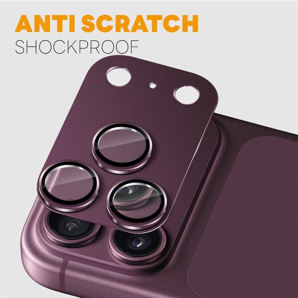 NORTHJO sklo čočky fotoaparátu na mobil iPhone 18 Pro Max - fialové