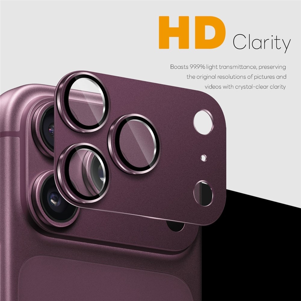 NORTHJO sklo čočky fotoaparátu na mobil iPhone 18 Pro Max - fialové
