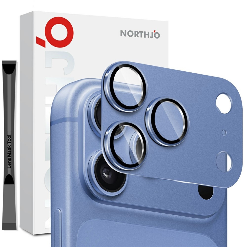 NORTHJO sklo čočky fotoaparátu na mobil iPhone 18 Pro Max - modré