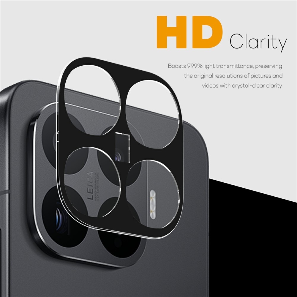 NORTHJO sklo čočky fotoaparátu na mobil Xiaomi 17T Pro - černé