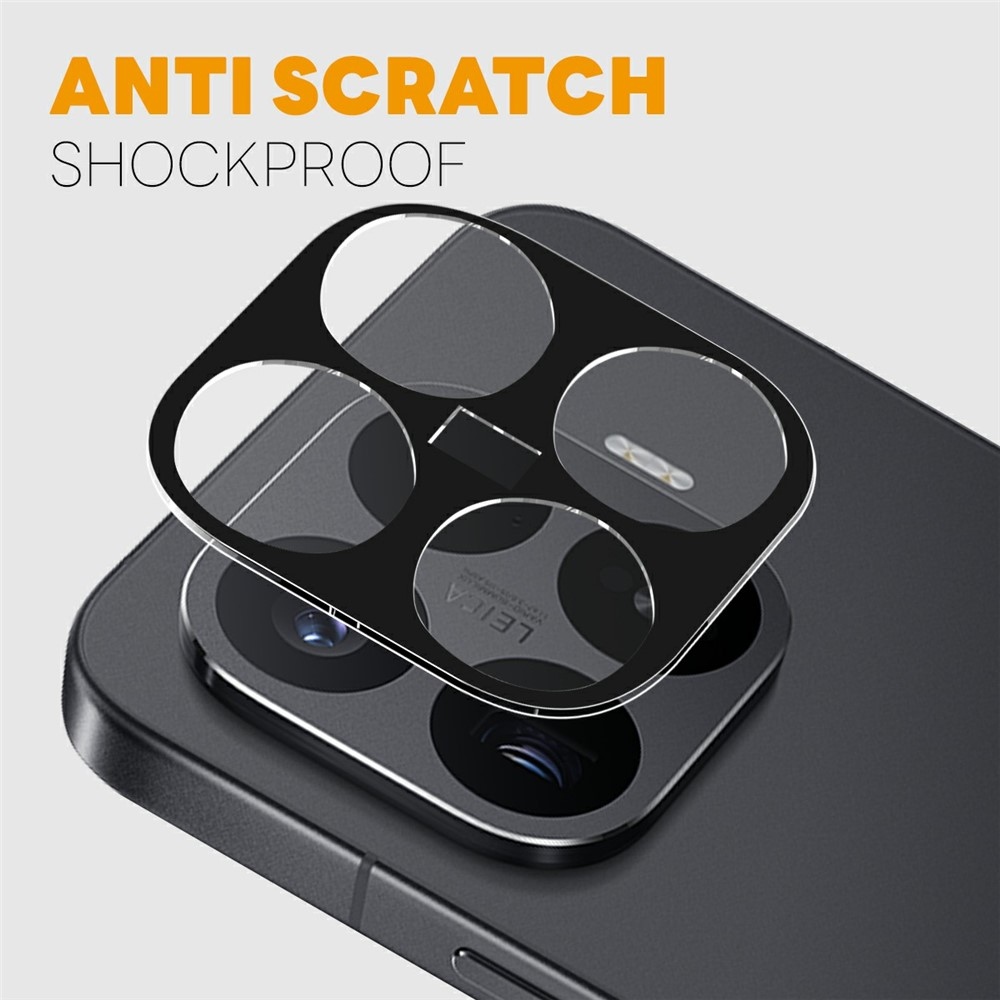 NORTHJO sklo čočky fotoaparátu na mobil Xiaomi 17T Pro - černé