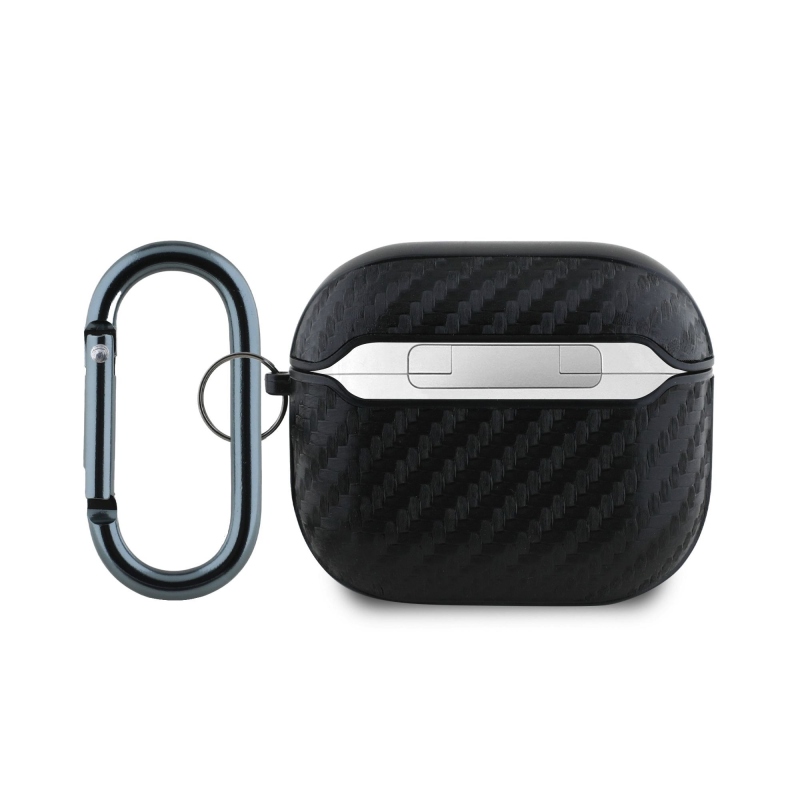 Red Bull PU Karbonové Pouzdro pro AirPods 3 Black