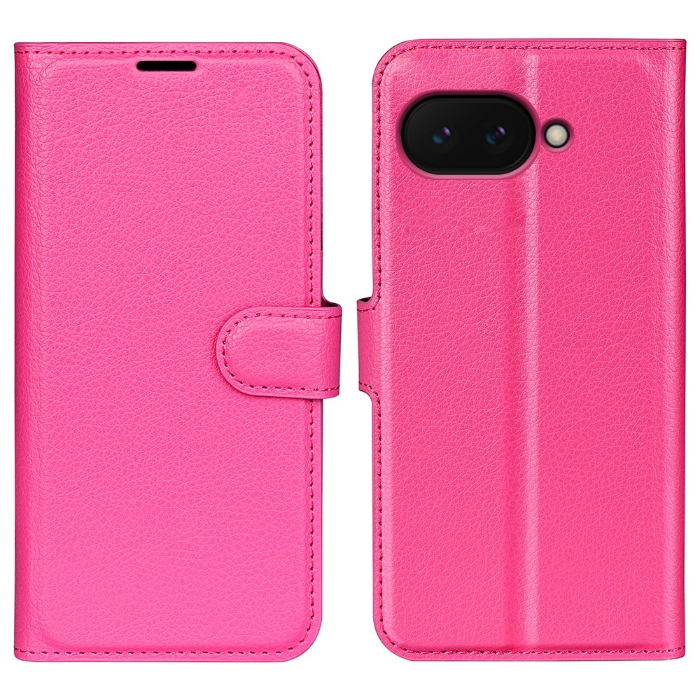 Litchi knížkové pouzdro na Google Pixel 9a - rose