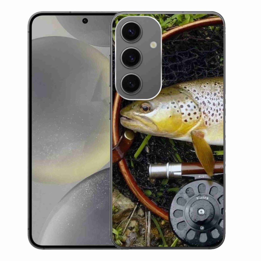 Gelový obal mmCase na Samsung Galaxy S24+ - pstruh 2