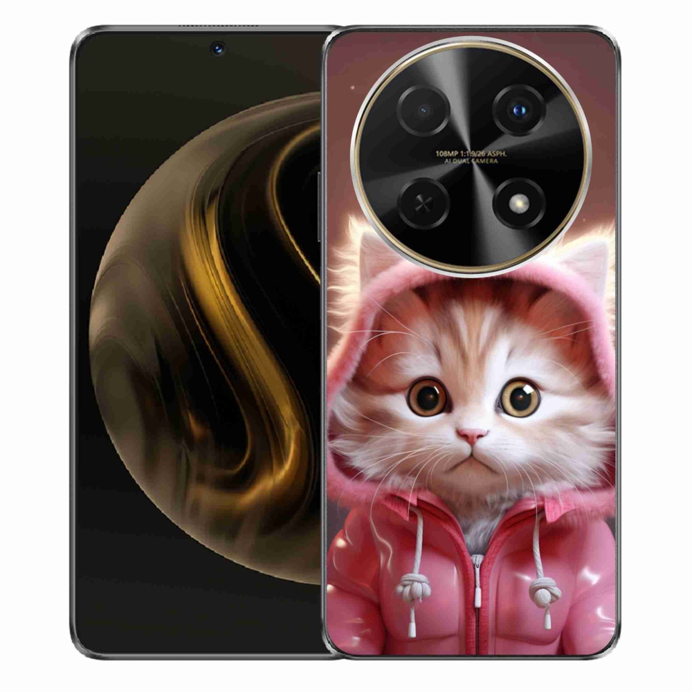 Gelový kryt mmCase na Huawei Nova 12i - roztomilé kotě 3