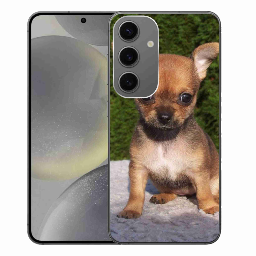 Gelový obal mmCase na Samsung Galaxy S24+ - čivava 3