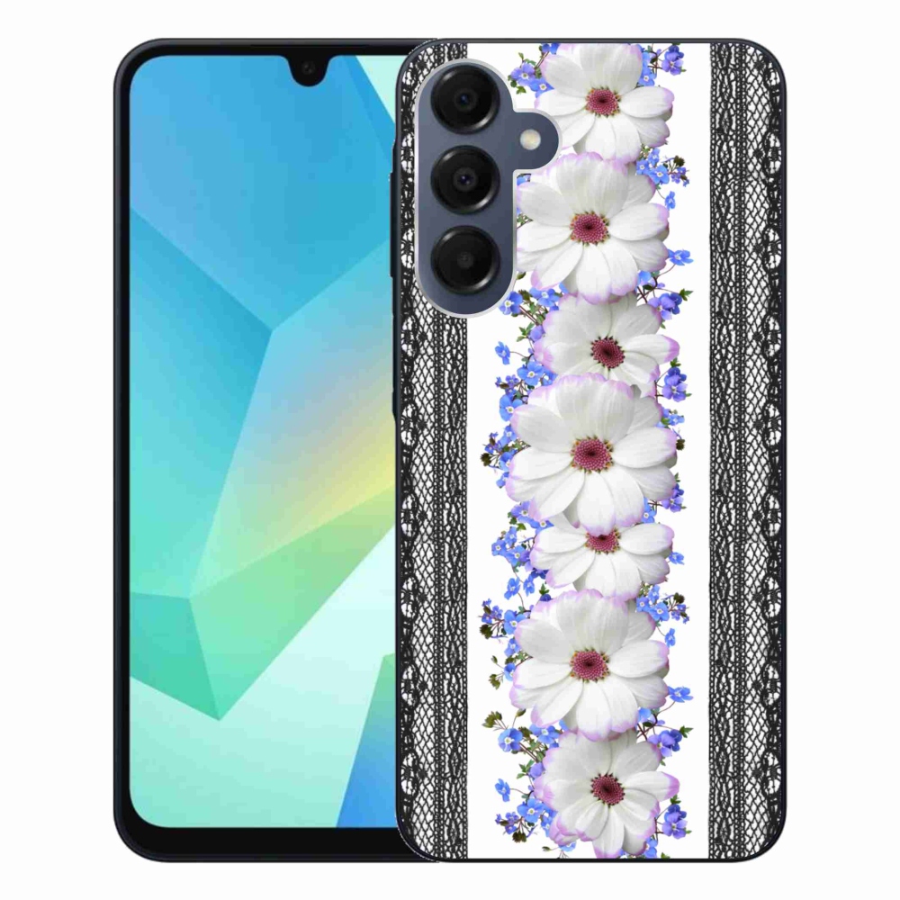 Gelový kryt mmCase na Samsung Galaxy A16 4G/5G - květiny 8
