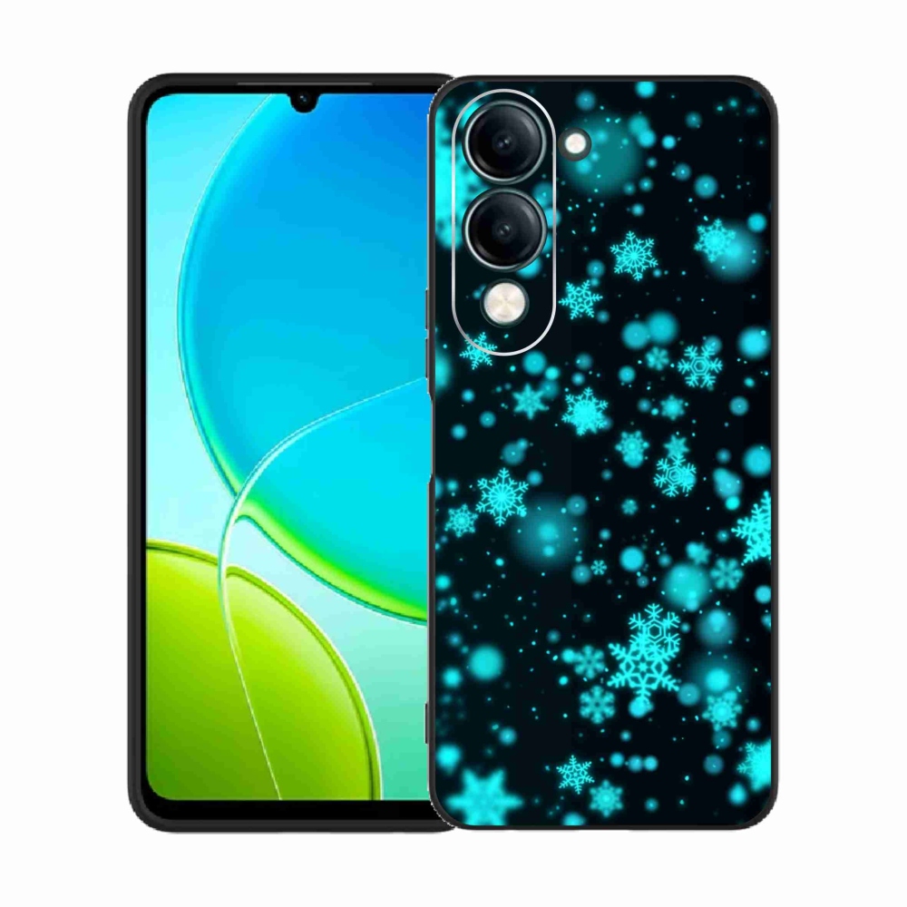 Gelový kryt mmCase na Vivo Y29s 5G - sněhové vločky 1