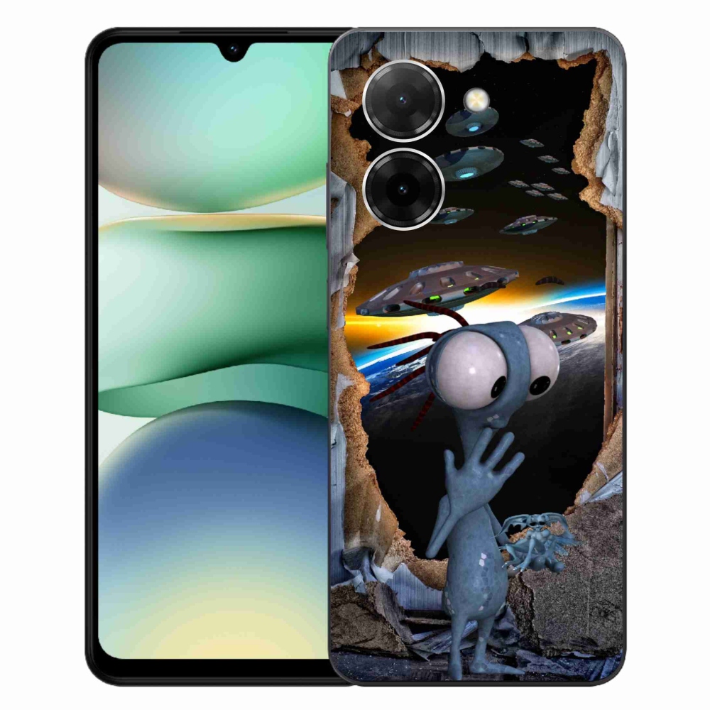 Gelový kryt mmCase na Xiaomi Redmi A5 (171.7x77.8x8.3mm) - mimozemšťan
