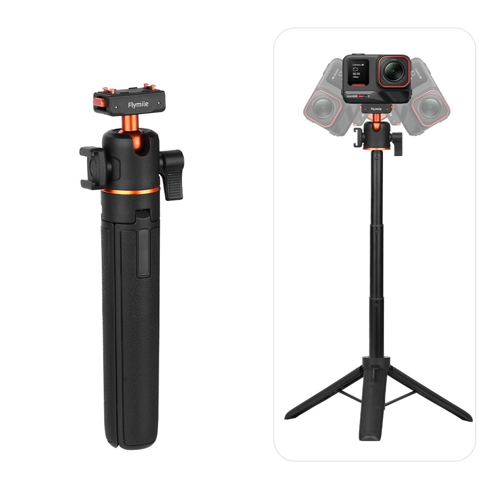 FLYMILE magnetická selfie tyč se stativem pro Insta360 Ace Pro, X5 a X3