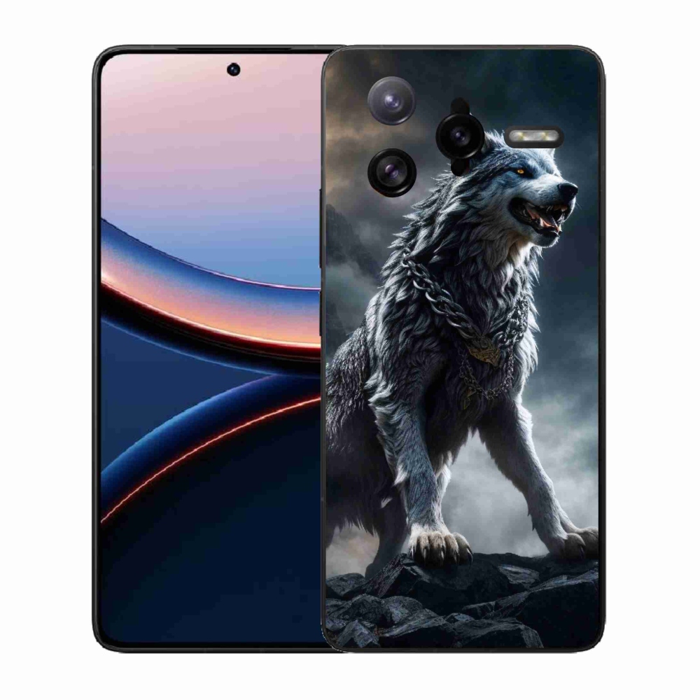 Gelový kryt mmCase na Xiaomi Poco F7 Ultra - vlk 1