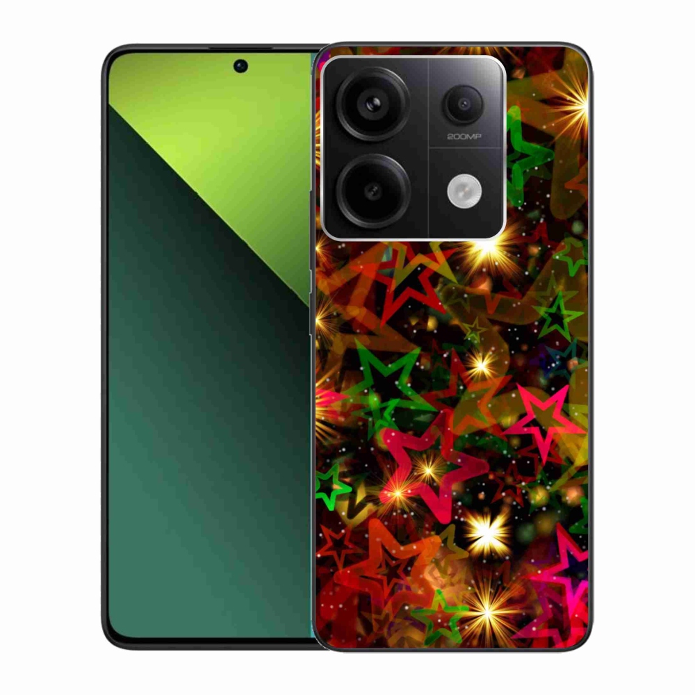 Gelový kryt mmCase na Xiaomi Redmi Note 13 Pro 5G/Poco X6 5G - barevné hvězdičky
