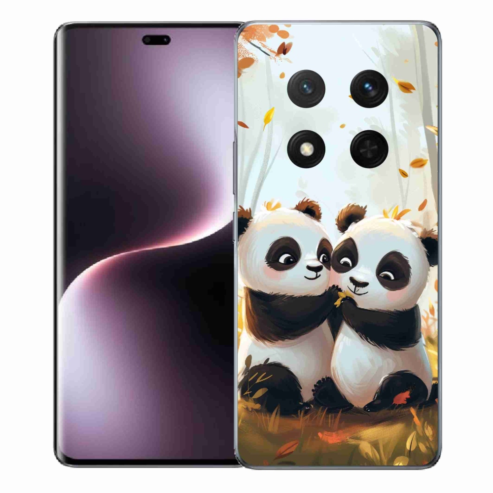 Gelový kryt mmCase na Honor Magic 7 Lite 5G - pandy