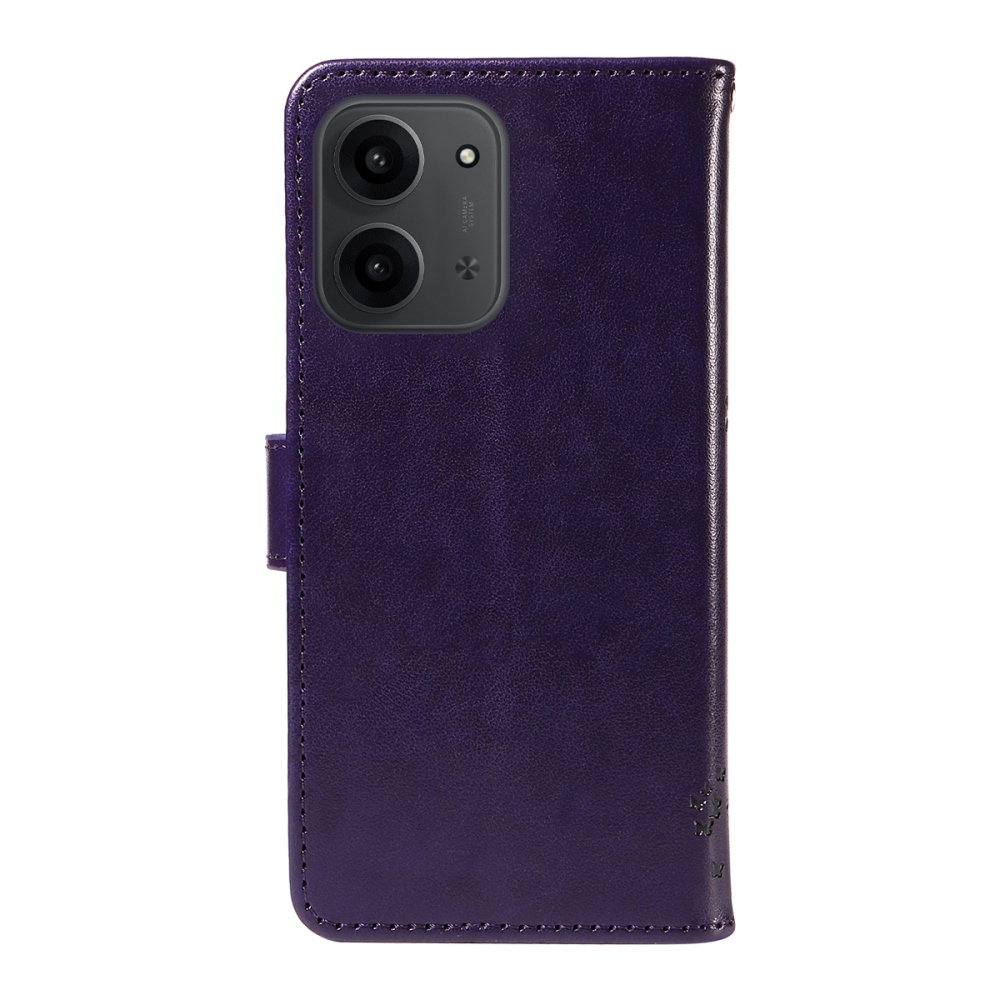 Trees knížkové pouzdro na Xiaomi Redmi 15C 4G/5G (173mm) - tmavěfialové