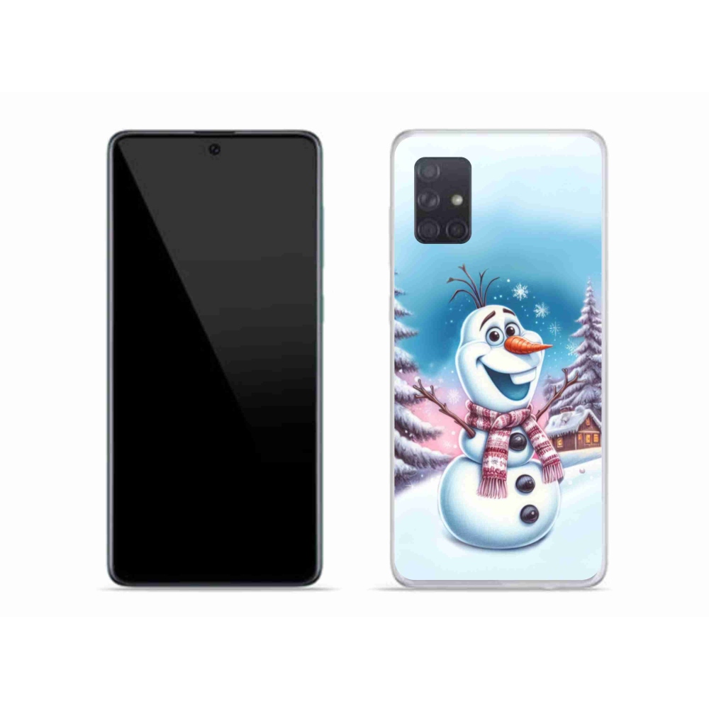 Gelový kryt mmCase na Samsung Galaxy A71 - ledové království