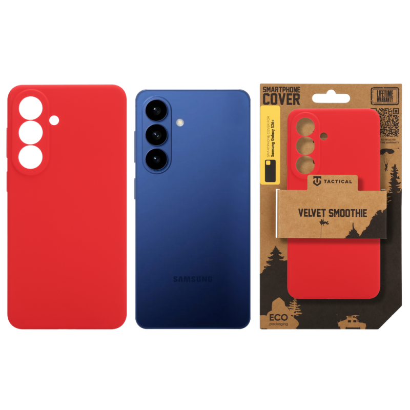 Tactical Velvet Smoothie Kryt pro Samsung Galaxy S26+ Chilli