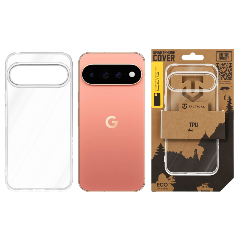 Tactical TPU Kryt pro Google Pixel 11 Pro XL Transparent