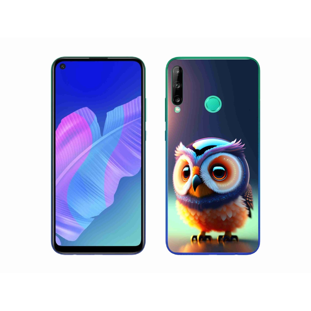 Gelový kryt mmCase na Huawei P40 Lite E - sovička