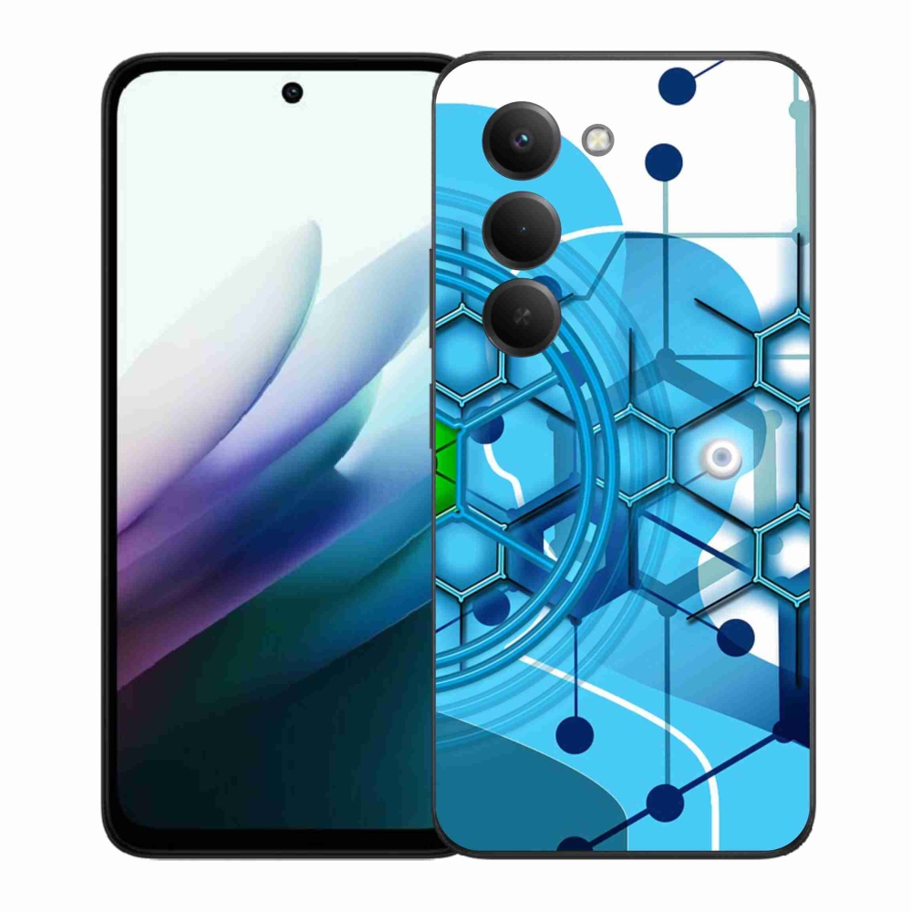 Gelový kryt mmCase na Xiaomi Redmi 15 4G/5G (171mm) - abstraktní vzor 2