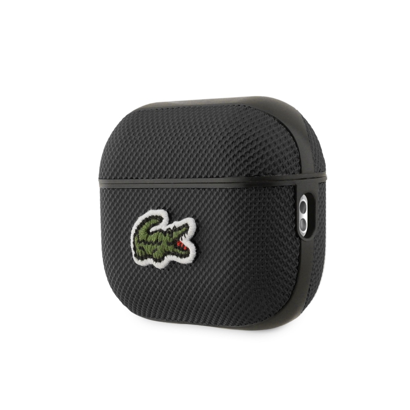 Lacoste Petit Pique Croc Logo Patch Pouzdro pro AirPods Pro 2 Black
