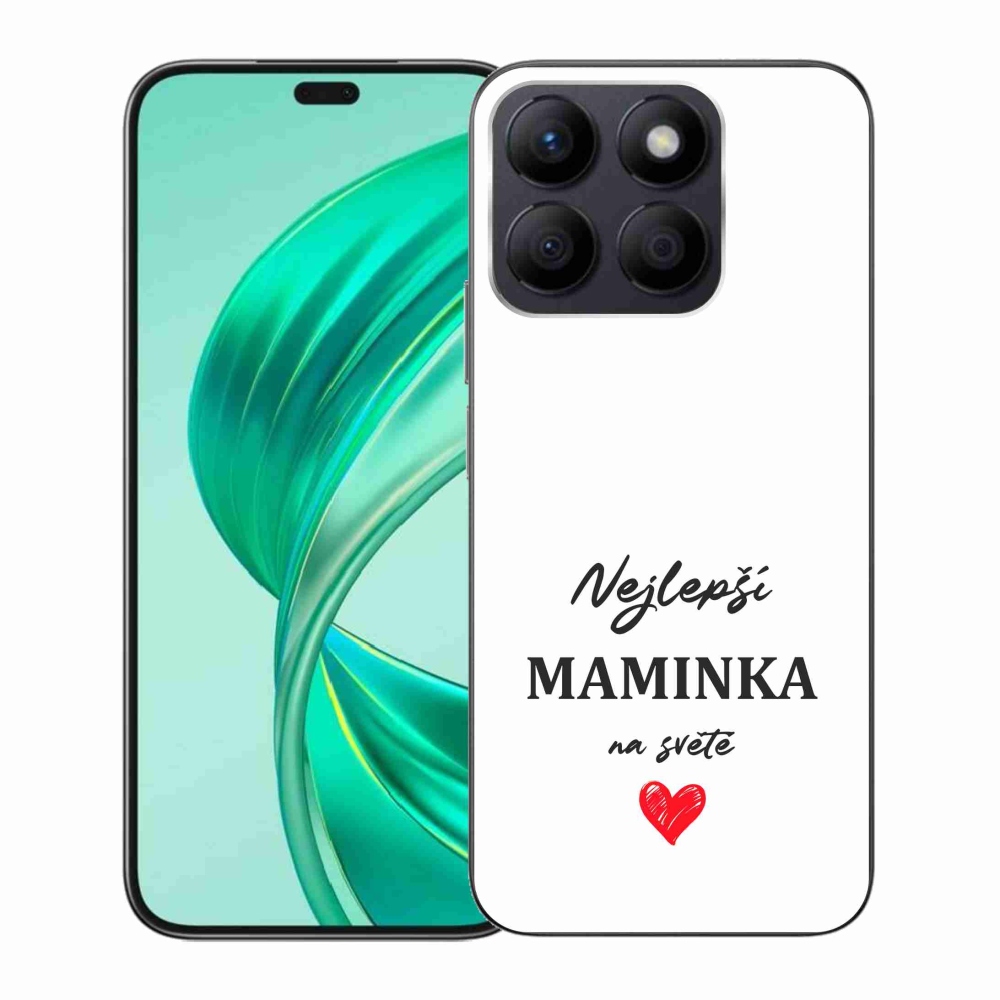 Gelový kryt mmCase na Honor X8b - nejlepší maminka 1 bílé pozadí