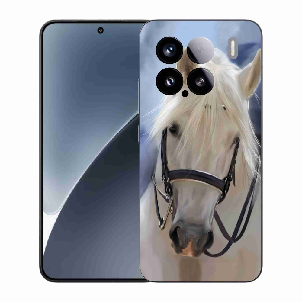 Gelový kryt mmCase na Xiaomi 15 - bílý kůň