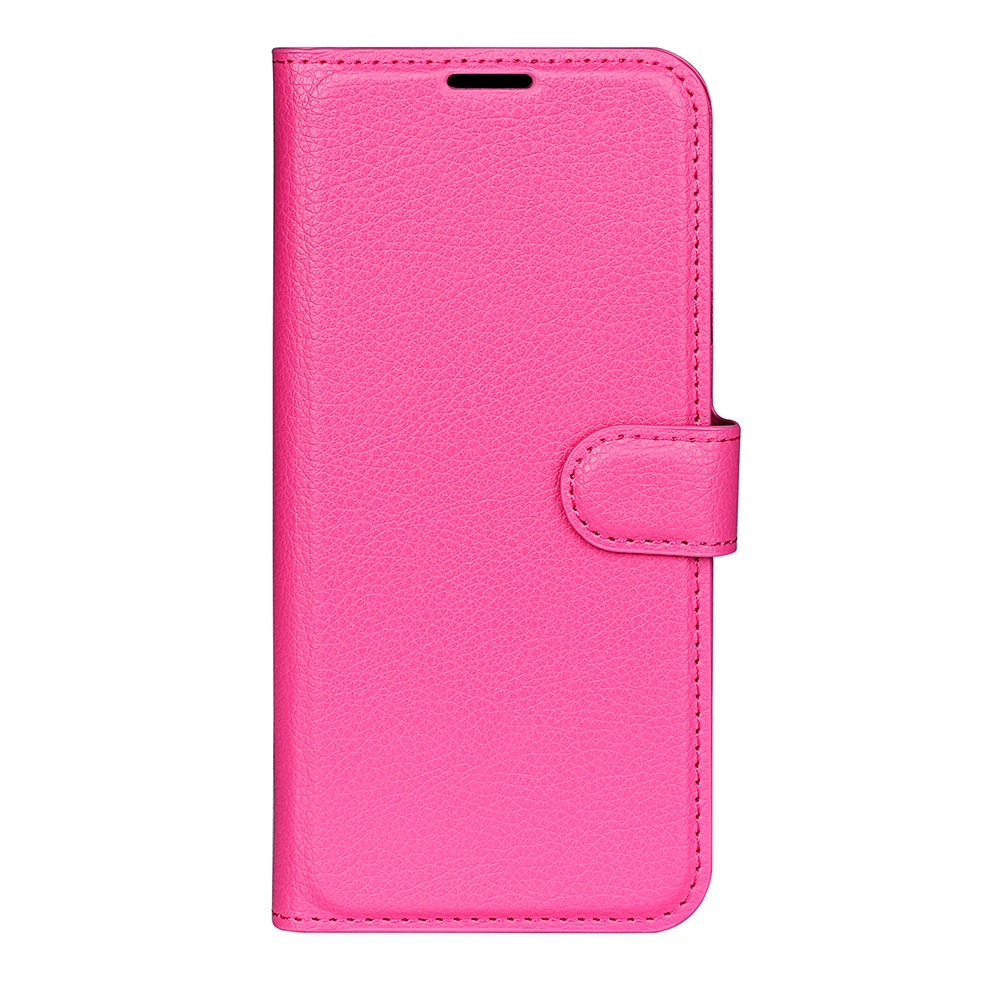 Litchi knížkové pouzdro na Xiaomi Poco F7 5G - rose