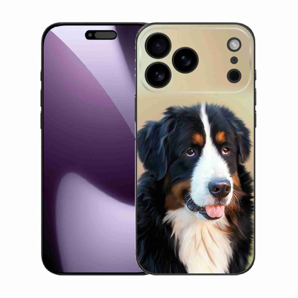 Gelový kryt mmCase na iPhone 17 Pro Max - bernský salašnický pes