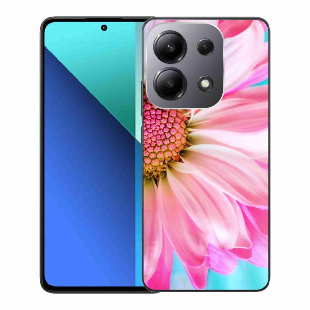 Gelový kryt mmCase na Xiaomi Redmi Note 13 - růžová květina
