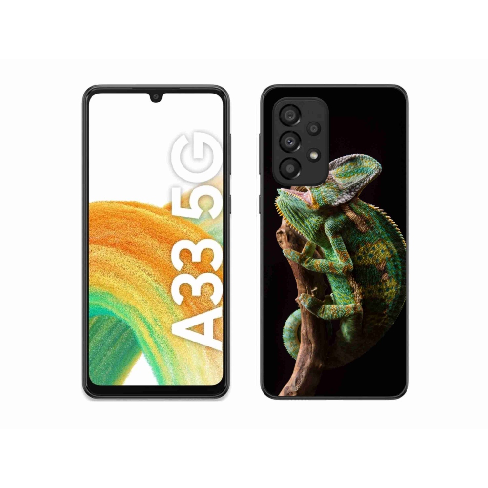 Gelový kryt mmCase na Samsung Galaxy A33 5G - chameleon