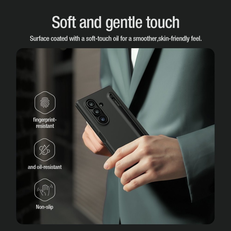 Nillkin Flex Pure Fold Pen Slot Kryt pro Samsung Galaxy Z Fold 7 Black