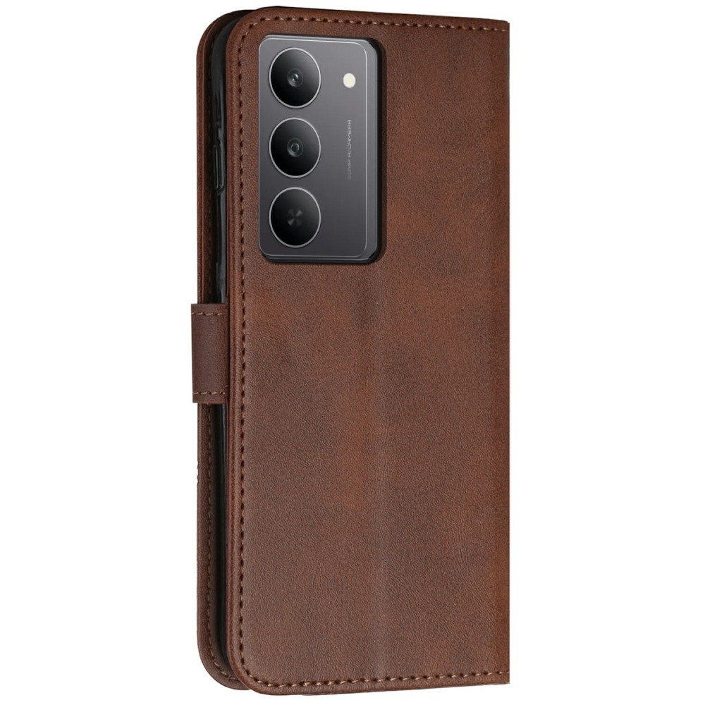 Line knížkové pouzdro na Realme C75 - hnědé