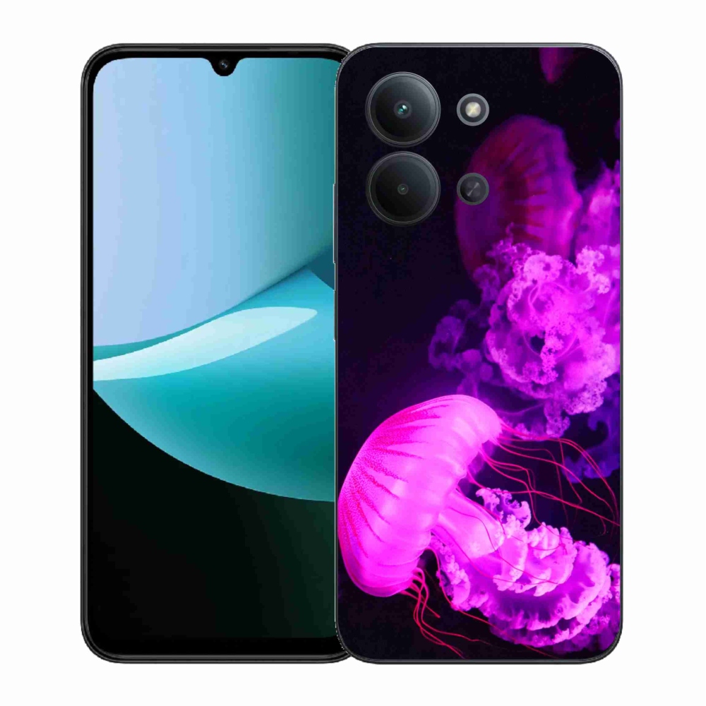Gelový kryt mmCase na Xiaomi Redmi 15C 4G (171mm)/Poco C85 4G (171mm) - medúza 1