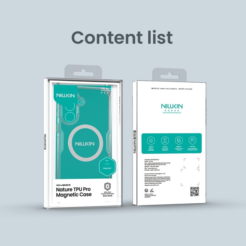 Nillkin Nature TPU PRO Magnetic Kryt pro Samsung Galaxy A57 Transparent