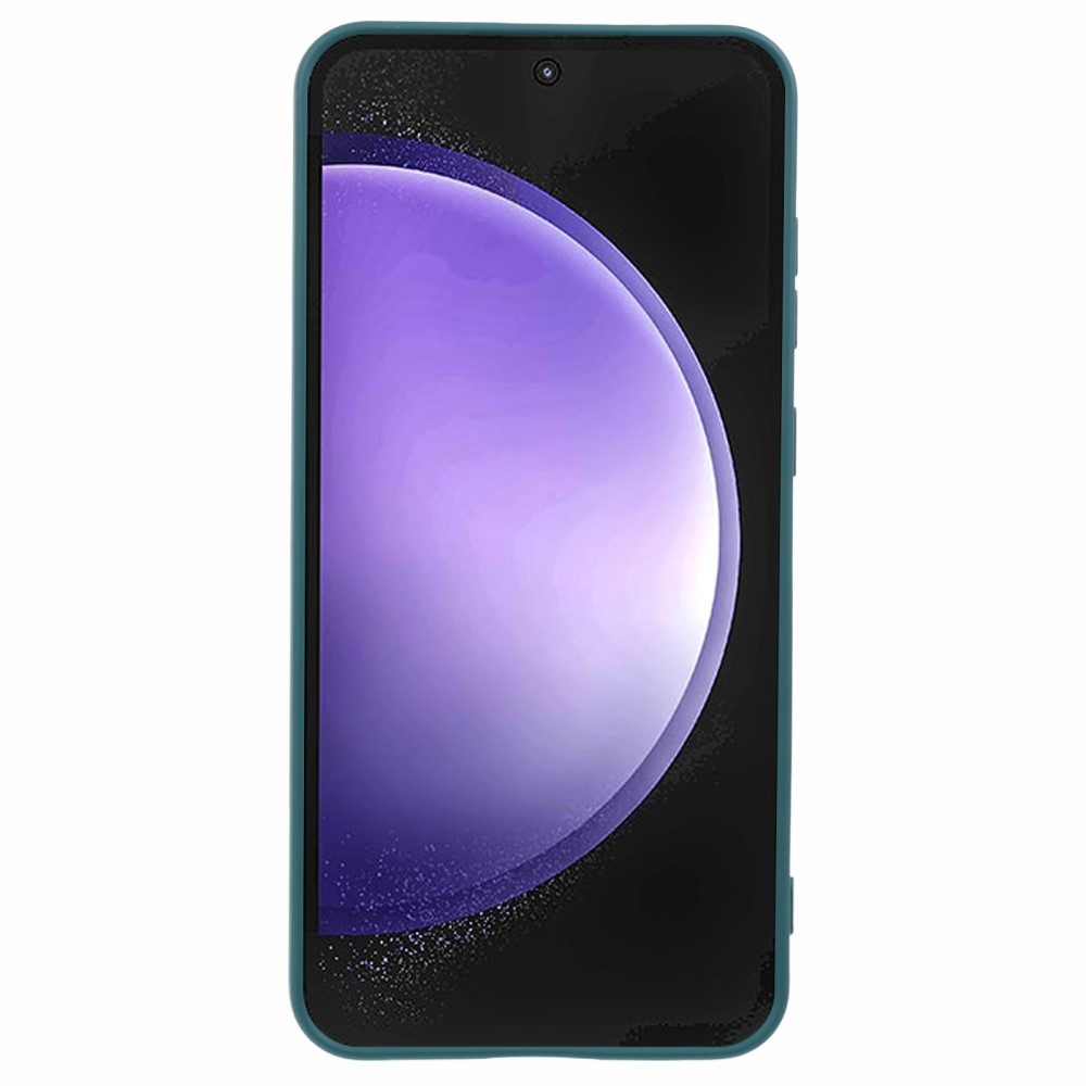 Gelový obal na Samsung Galaxy S24 FE - tmavězelený