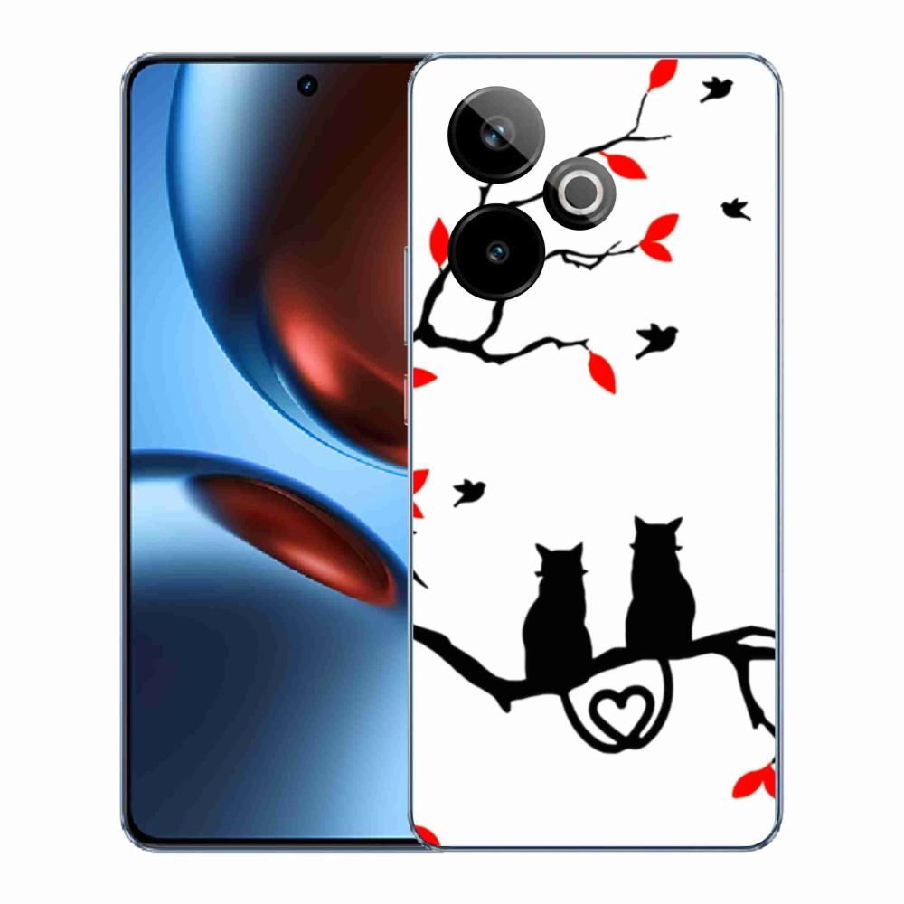 Gelový kryt mmCase na Realme GT 7 5G/GT 7T 5G - kočičí láska