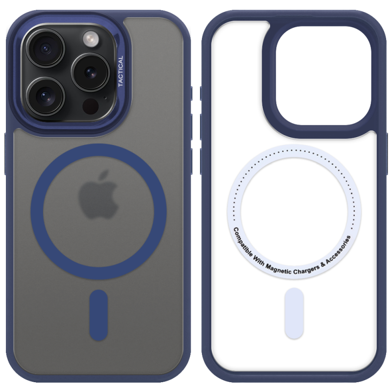 Tactical MagForce Hyperstealth 3.0 Kryt pro Apple iPhone 15 Pro Deep Blue