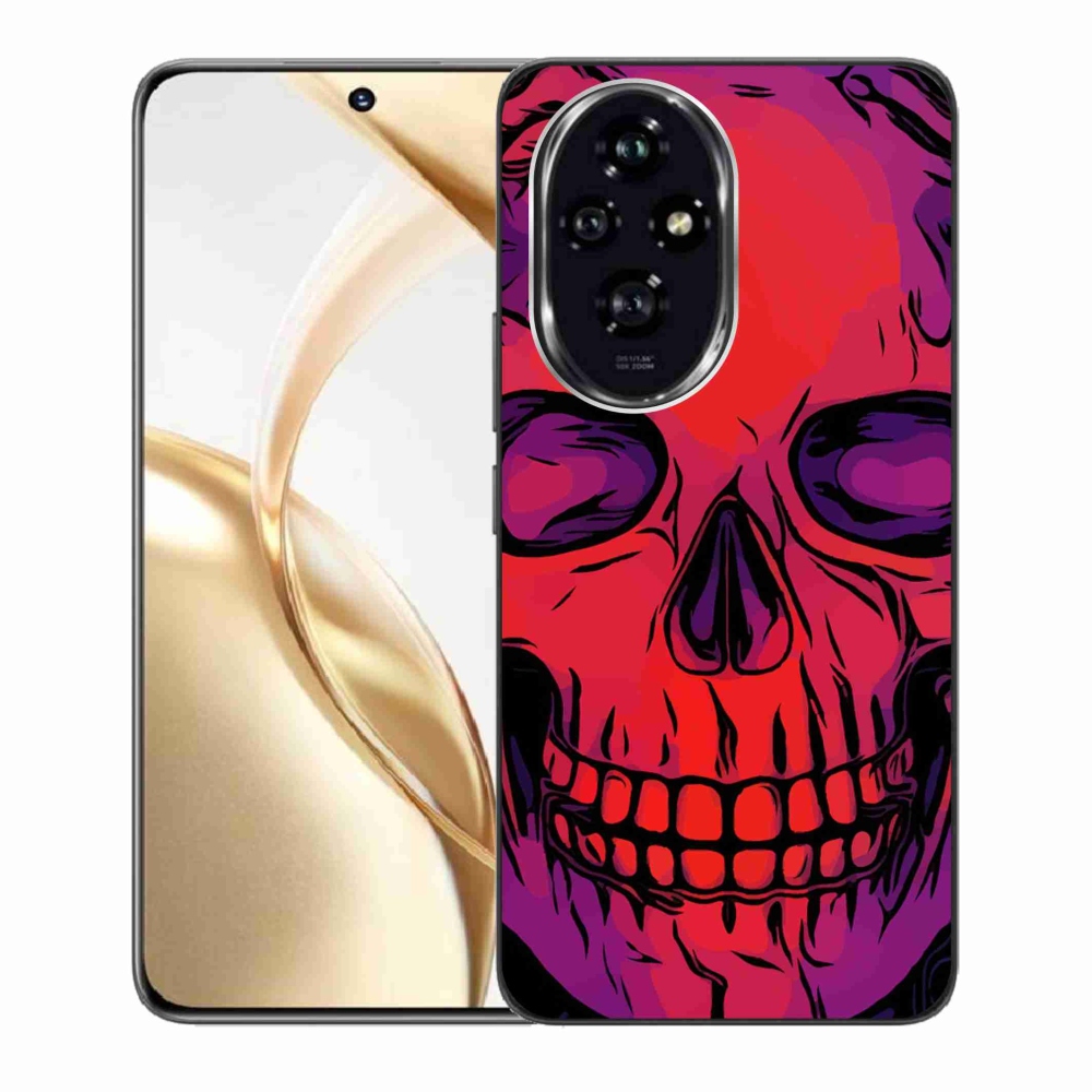 Gelový obal mmCase na Honor 200 5G - lebka
