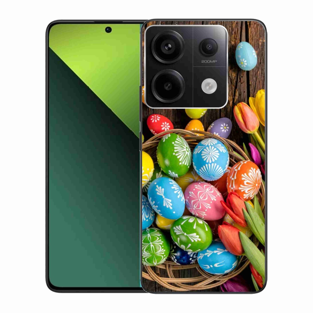 Gelový kryt mmCase na Xiaomi Redmi Note 13 Pro 5G/Poco X6 5G - velikonoční vajíčka