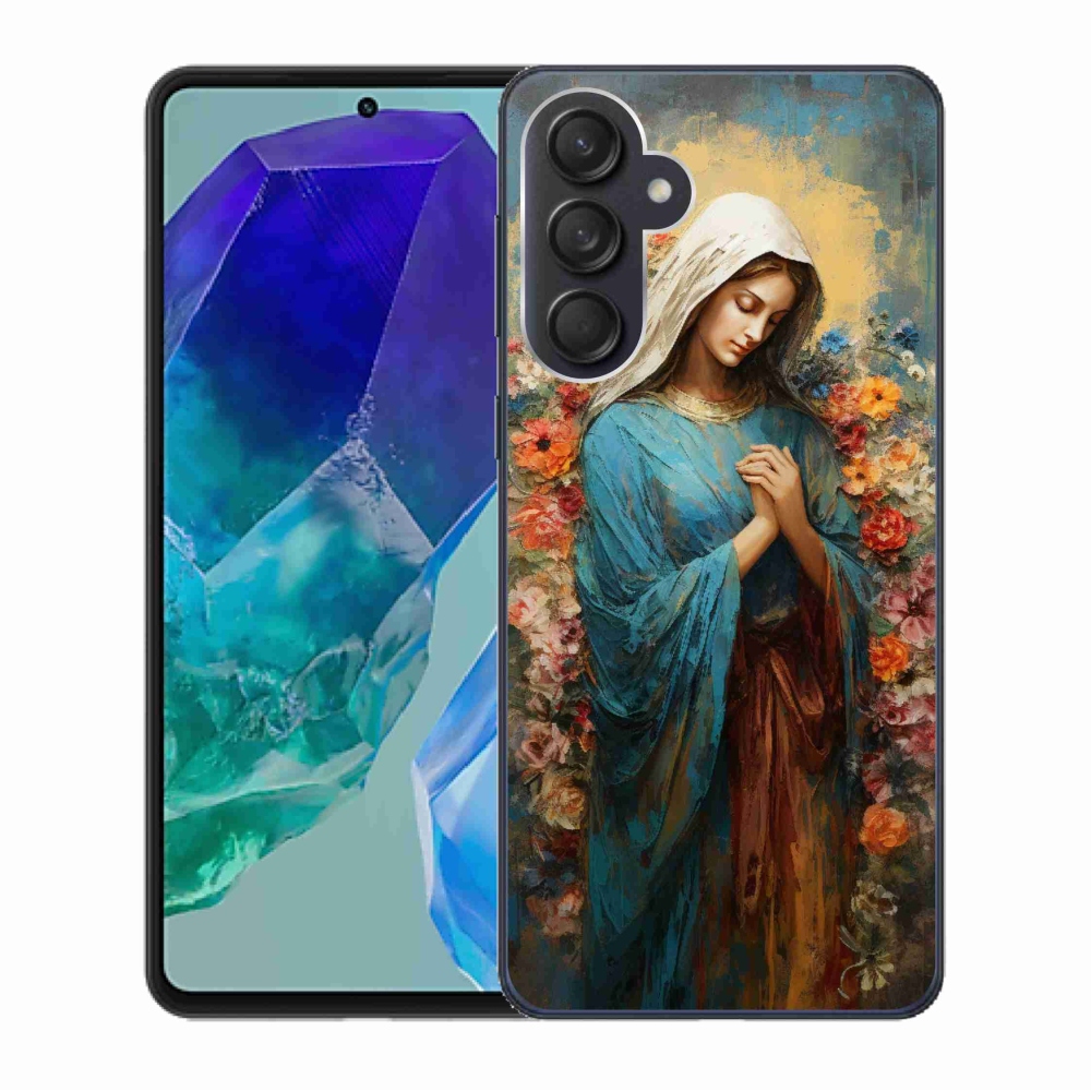 Gelový kryt mmCase na Samsung Galaxy M55 5G - svatá žena