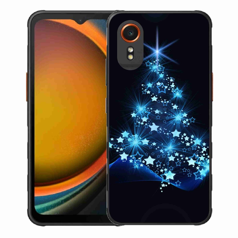 Gelový kryt mmCase na Samsung Galaxy Xcover 7 - vánoční stromek
