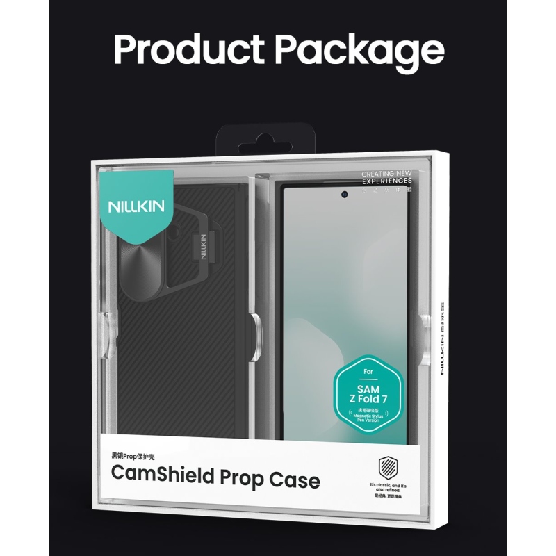 Nillkin CamShield Prop Magnetic Pen Slot Zadní Kryt pro Samsung Galaxy Z Fold 7 Black