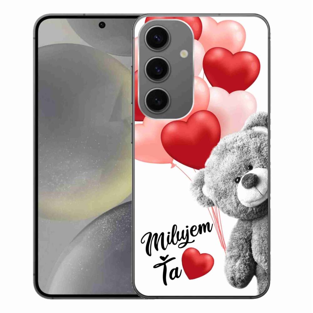 Gelový obal mmCase na Samsung Galaxy S24+ - milujem Ťa sk