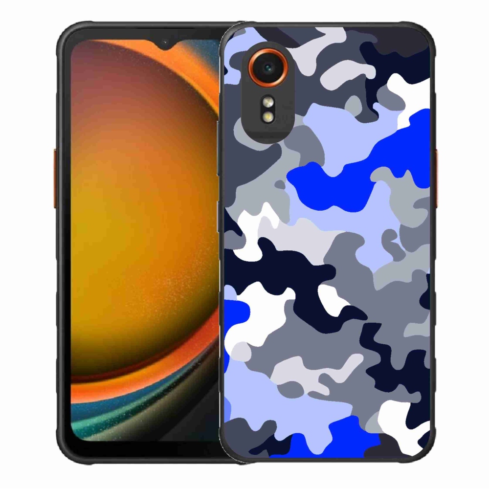 Gelový kryt mmCase na Samsung Galaxy Xcover 7 - maskáčový vzor 8