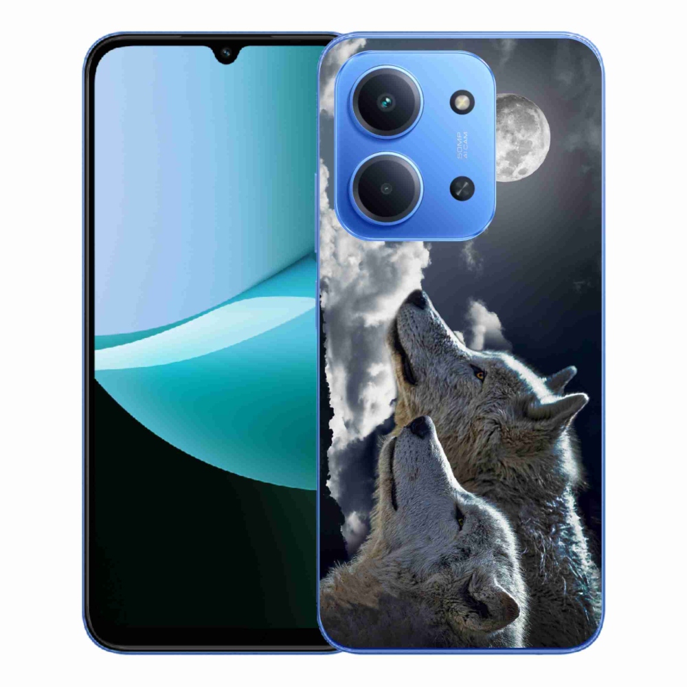 Gelový kryt mmCase na Xiaomi Redmi 15C 4G/5G (173mm) - vlci