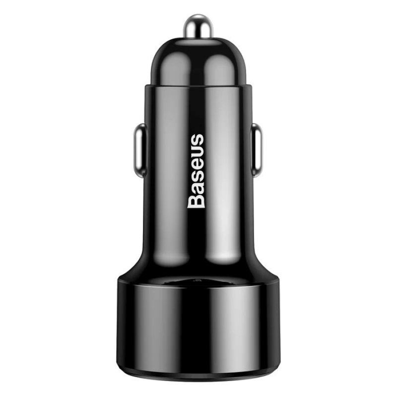 Baseus Magic Series Nabíječka do Auta USB-C/USB-A 45W Black